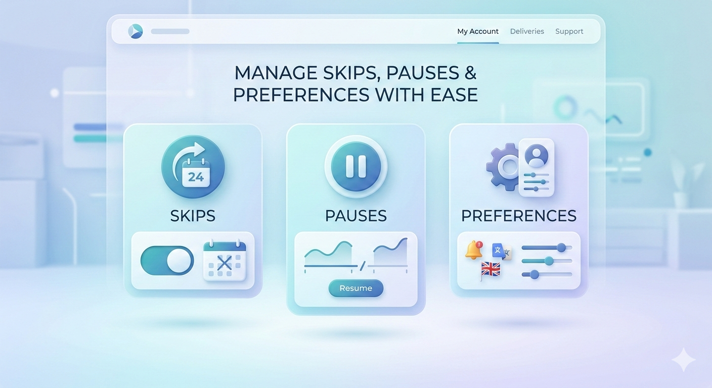 Manage Skips, Pauses & Preferences